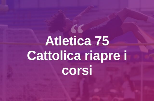 Atletica 75 Cattolica, ripartono i corsi con gli “Sport Speciali”