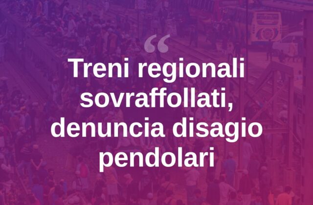 Treni regionali affollati, Tassinari: “Disagio per i pendolari”