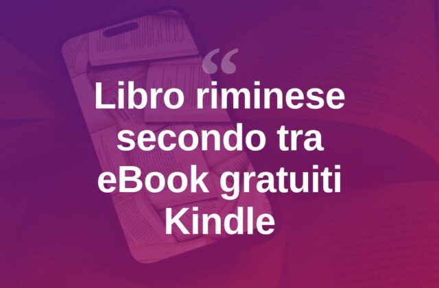 Rimini, un libro locale al secondo posto tra gli eBook gratuiti Kindle