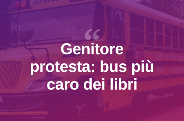 Rimini, genitore protesta: “L’abbonamento bus costa più dei libri”