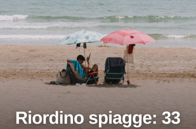 Riordino spiagge, 33 proposte per le macro-aggregazioni