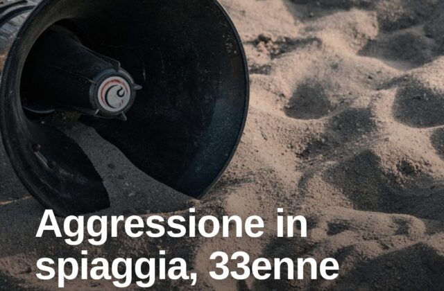Aggressione in spiaggia a Rimini, 33enne denunciato