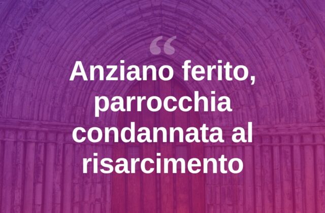 Portone della chiesa si chiude di colpo: parrocchia condannata