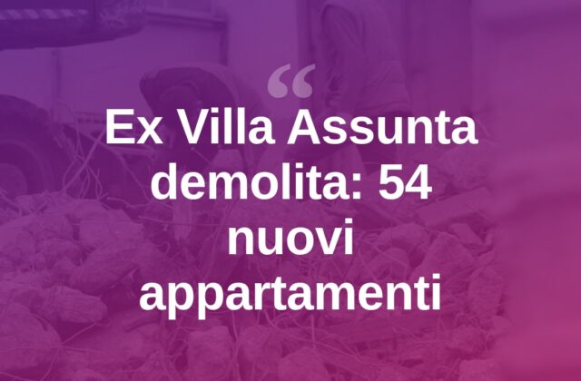 Rimini, l’ex Villa Assunta verrà demolita: nascerà un complesso di 54 alloggi