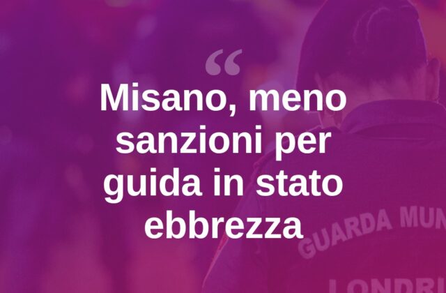 Misano, bilancio estivo Municipale: meno sanzioni per ebbrezza