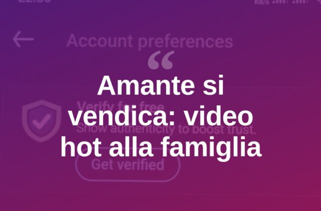 Rimini, lascia l’amante: lei invia i video hot alla sua famiglia