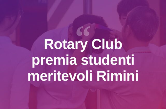 Rotary Club Rimini premia i giovani studenti meritevoli