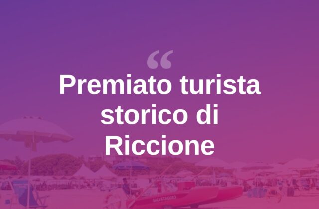 Riccione premia il turista storico Giorgio Rambaldi