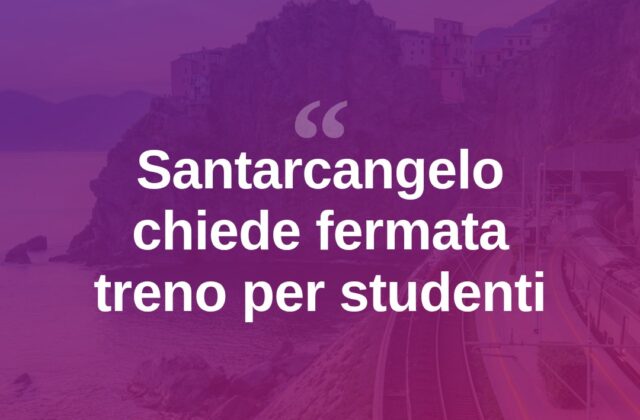 Santarcangelo, sì a fermata Trenitalia per gli studenti pendolari