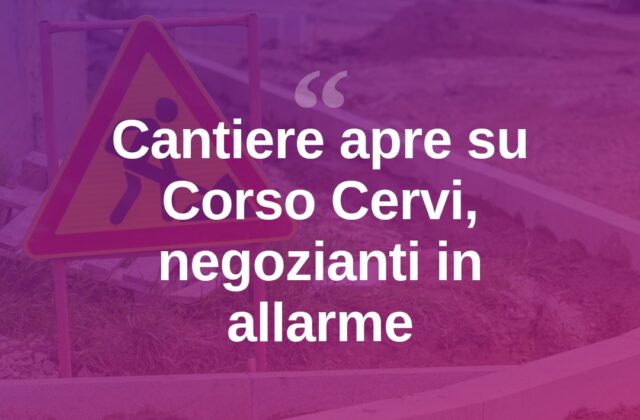 Rimini, al via i lavori su Corso F.lli Cervi