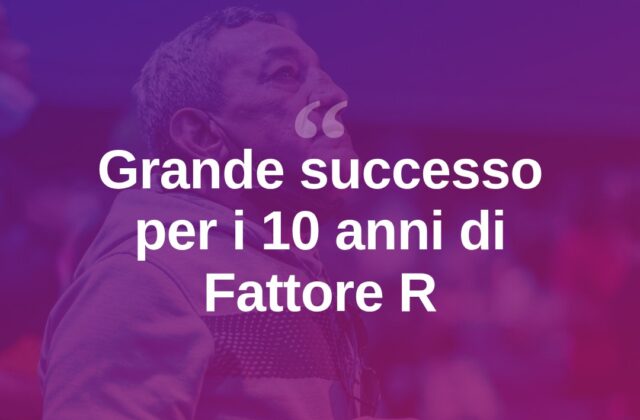 Grande affluenza per i dieci anni di Fattore R a Rimini
