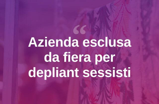 Depliant con donne nude, azienda di Santarcangelo esclusa da fiera in Spagna