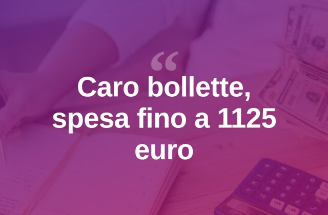 Caro bollette a Rimini, famiglie fino a 1125 euro di spesa