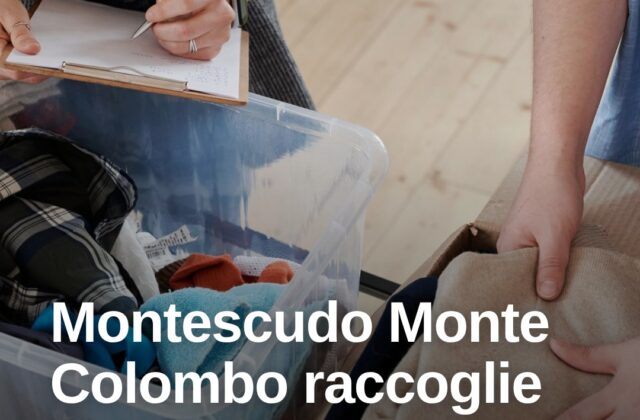 Montescudo Monte Colombo raccoglie abiti usati per beneficenza