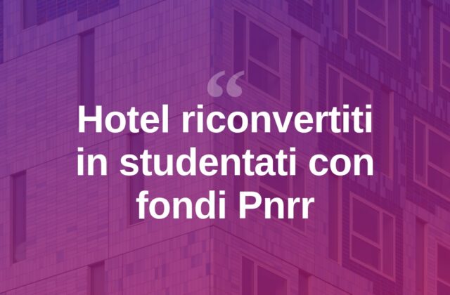 Studentati col Pnrr a Rimini: vecchi hotel diventano alloggi