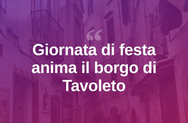Tavoleto si anima: una giornata diversa dal solito nel borgo