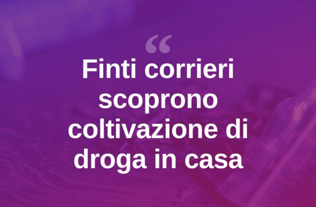 Finti corrieri alla porta: blitz antidroga in una casa a Rimini