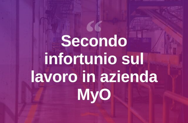 MyO, secondo incidente sul lavoro in una settimana