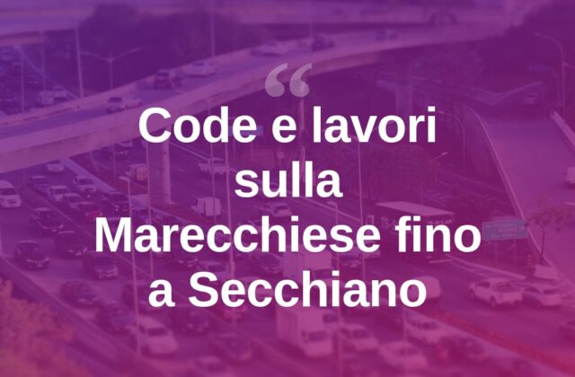 Cantieri sulla Marecchiese, code in coda fino a Secchiano