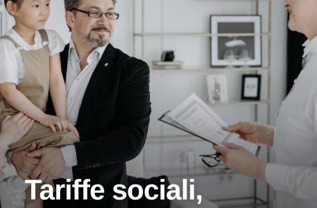 Tariffe sociali, domande entro ottobre: proroga a dicembre per la DRP