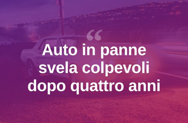 Rimini, un’auto in panne incastra i responsabili dopo 4 anni