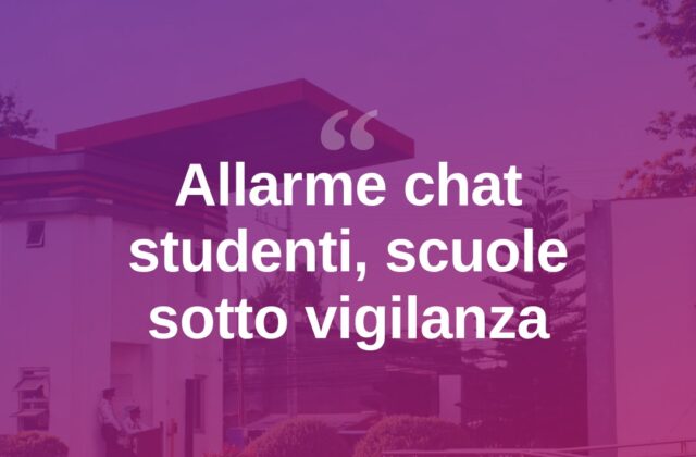 Allarme chat studenti, Rimini rafforza vigilanza nelle scuole