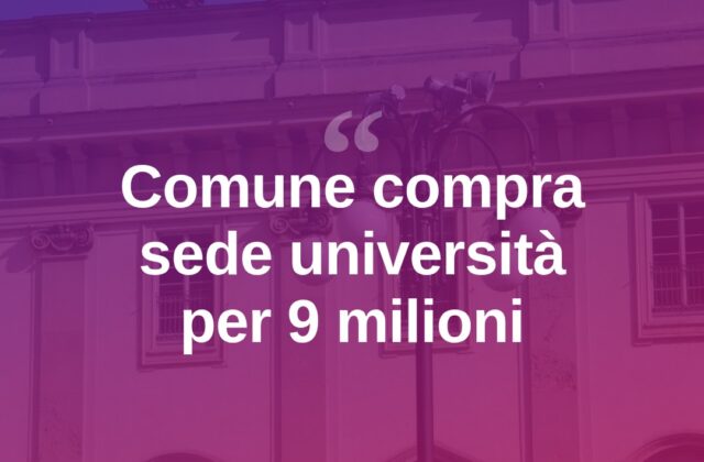 Rimini acquista la sede universitaria per 9 milioni di euro
