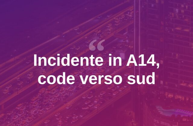 Incidente in A14, code in direzione sud nel riminese