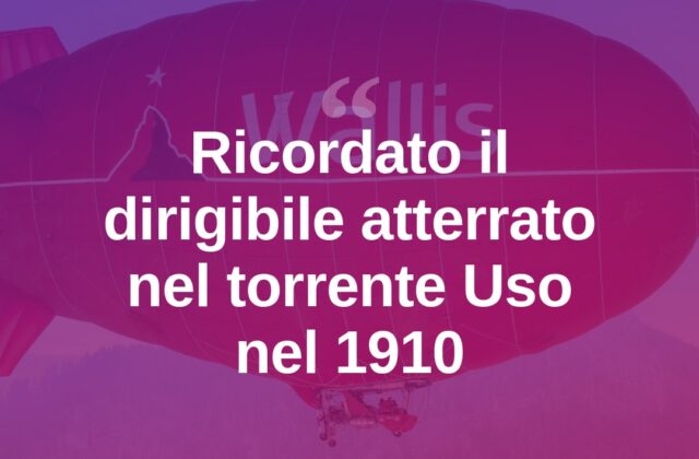 Rimini ricorda il dirigibile ammarato nel torrente Uso nel 1910