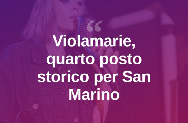 San Marino, Violamarie quarta a Junior Eurovision: record storico