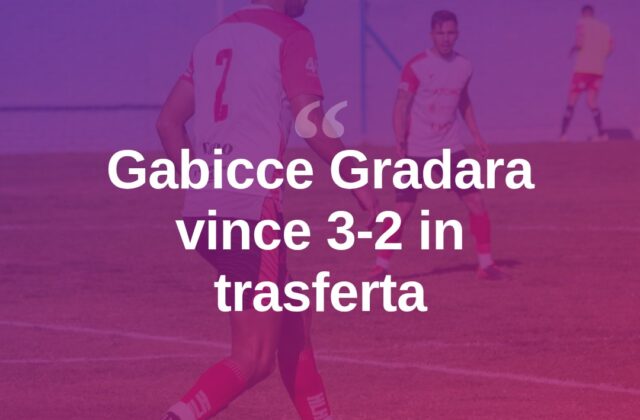 Gabicce Gradara, prima vittoria esterna: 3-2 al Tavullia Valfoglia