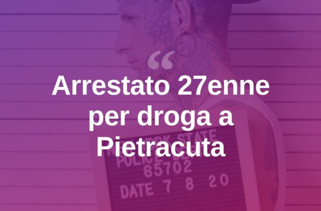Hashish e 500 euro in contanti, arrestato 27enne a Pietracuta