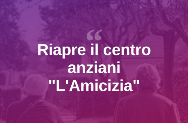 San Giovanni in Marignano, riapre il centro anziani “L’Amicizia”