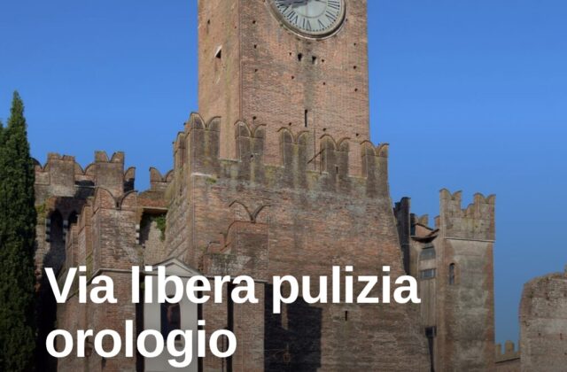 Santarcangelo, approvata la pulizia dell’orologio del Campanone