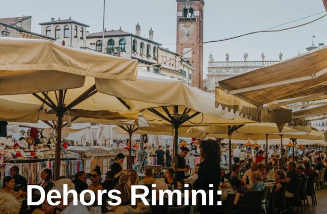 Rimini, dehors: in arrivo procedure più snelle e nuove scadenze