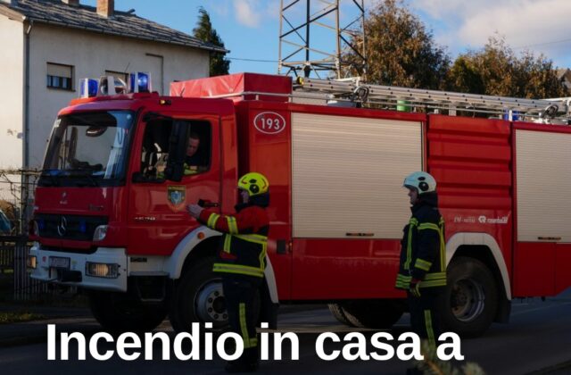 Montescudo, incendio in casa: due in ospedale